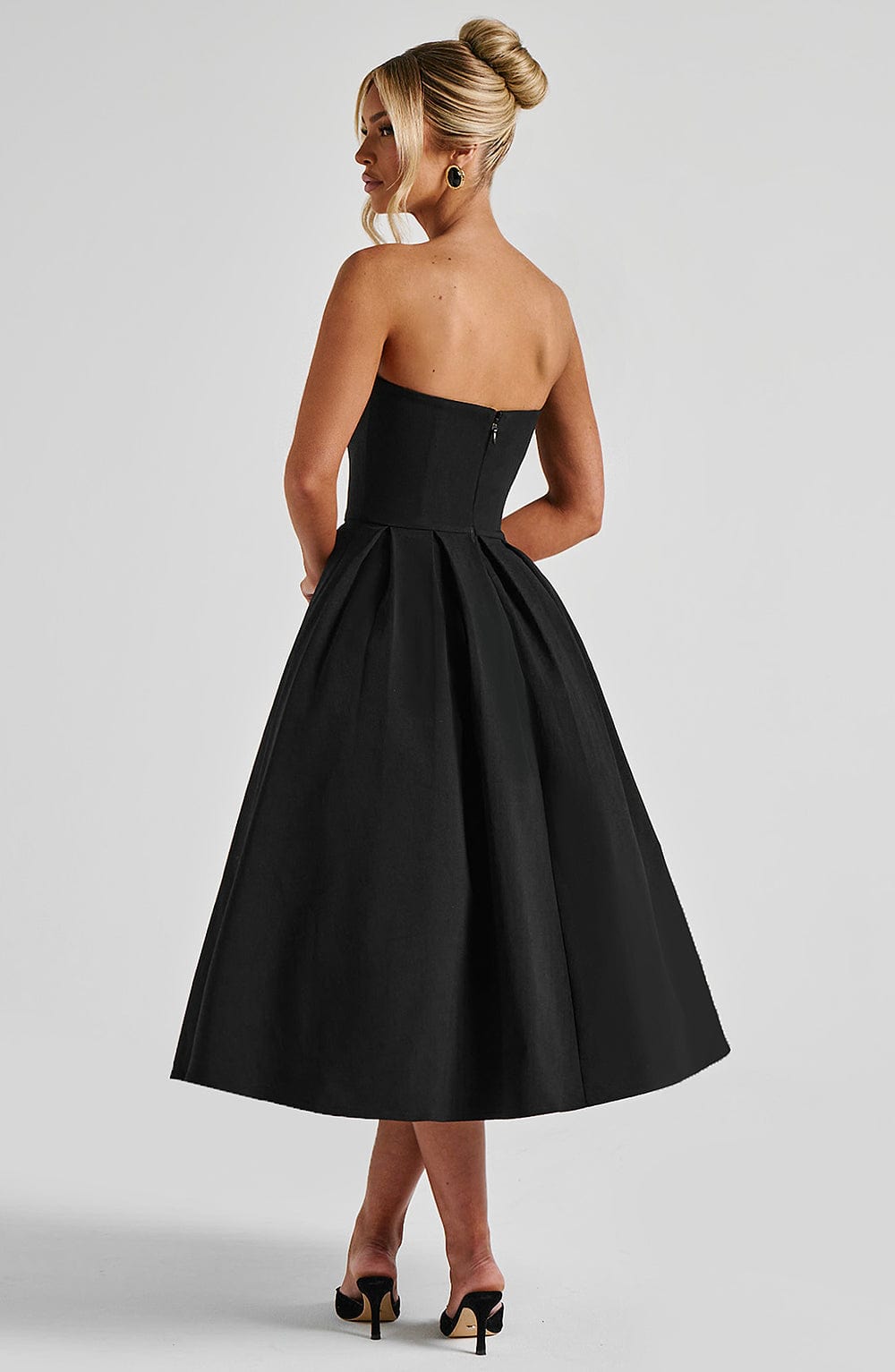 Edith | Abito Midi Nero