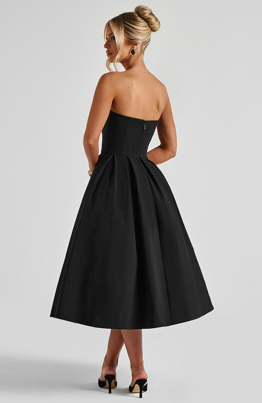 Edith | Abito Midi Nero