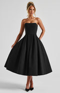 Edith | Abito Midi Nero