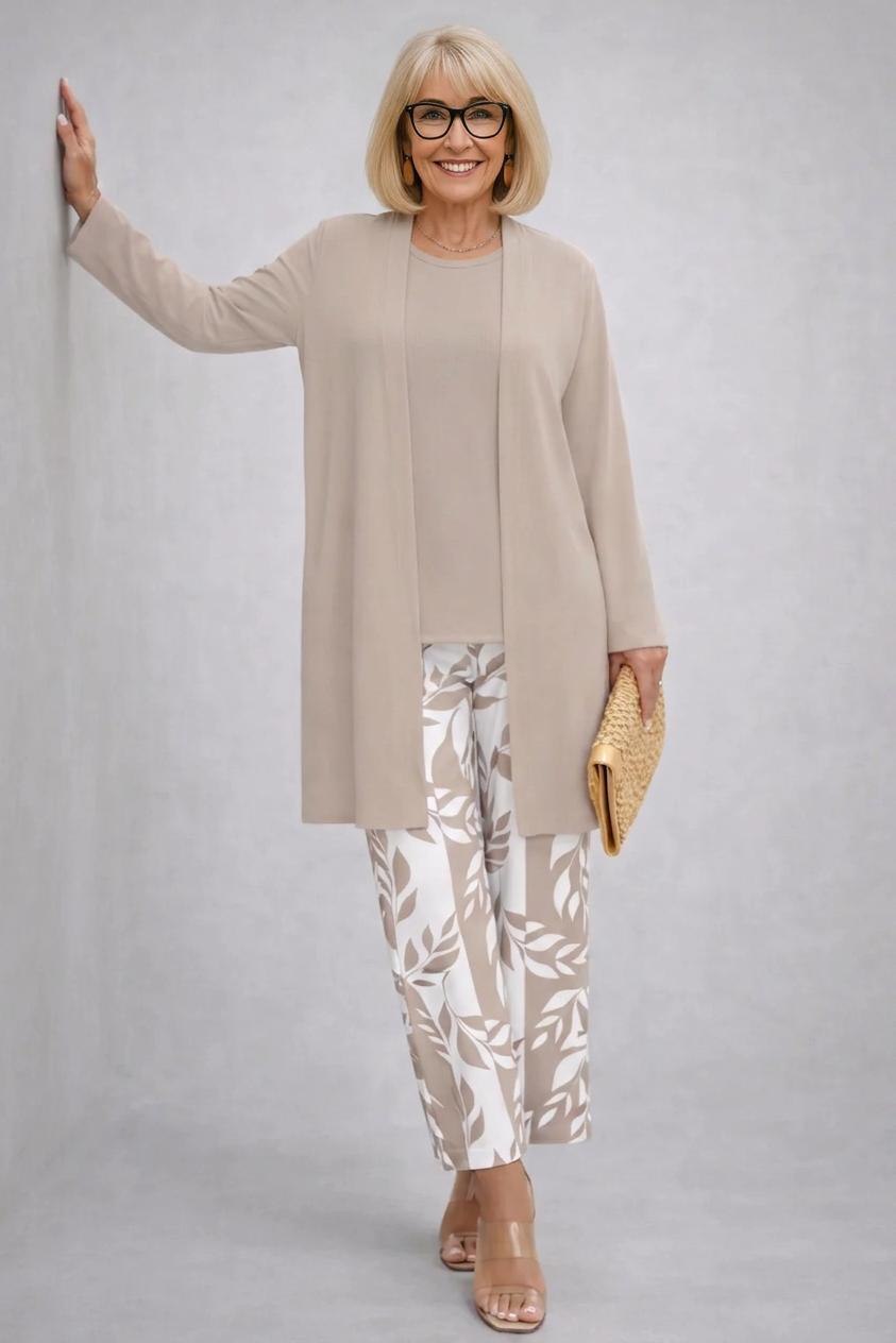 Renée | Completo 3 Pezzi Beige