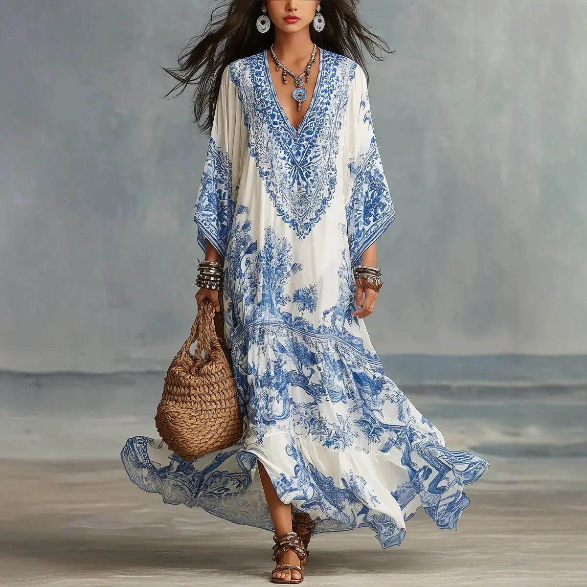Alba | Abito Lungo Boho Etnico