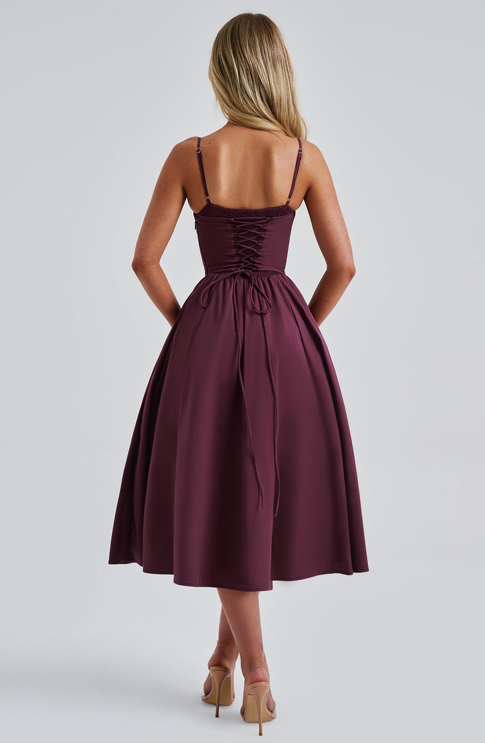Mariella | Abito Midi Ciliegia