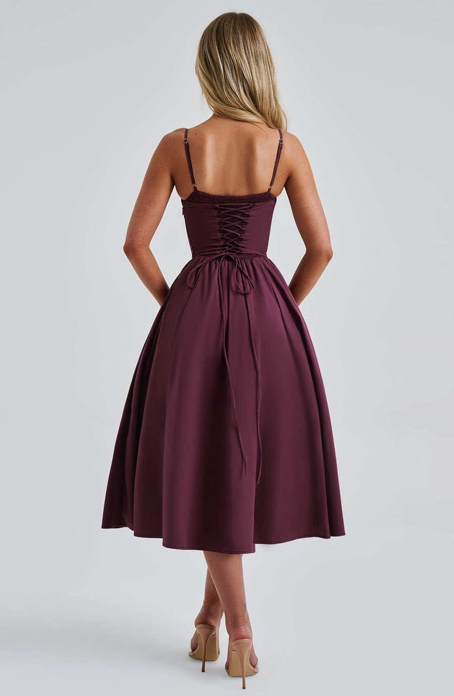 Mariella | Abito Midi Ciliegia