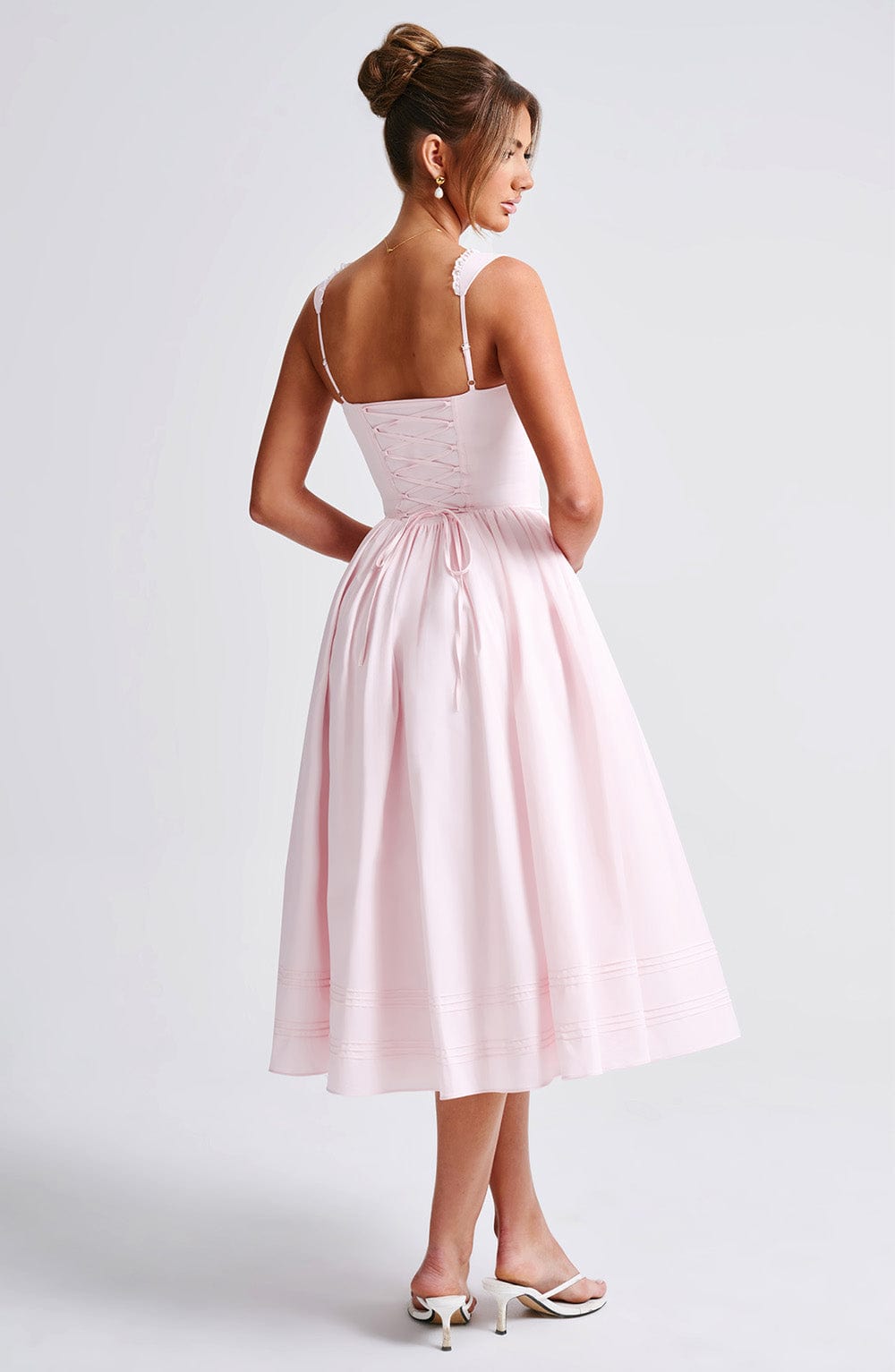 Marlena | Abito Midi Rosa