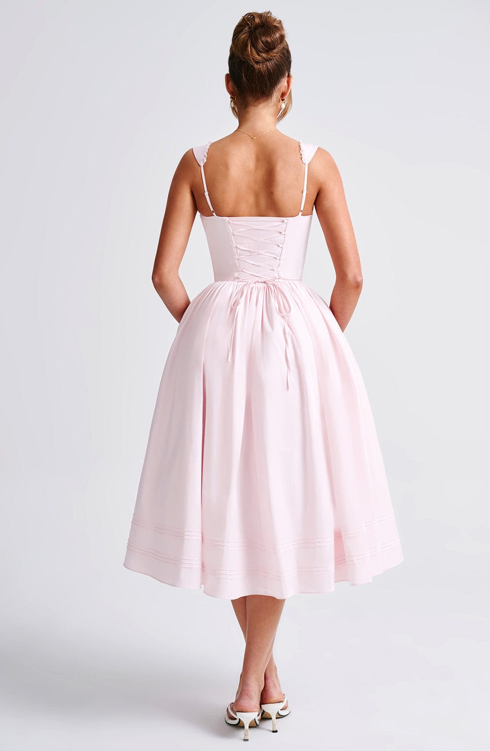 Marlena | Abito Midi Rosa