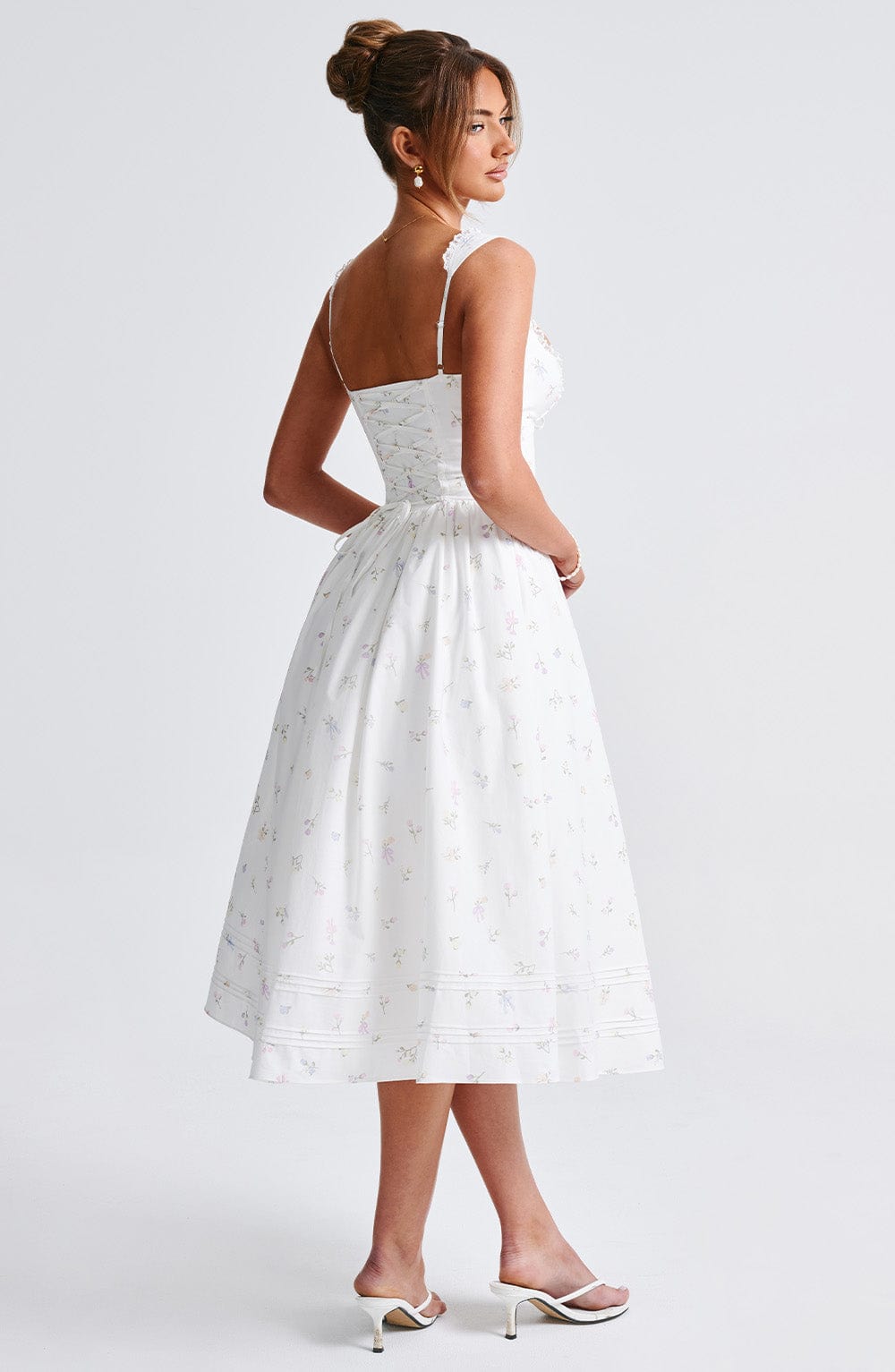 Marlena | Abito Midi Floreale