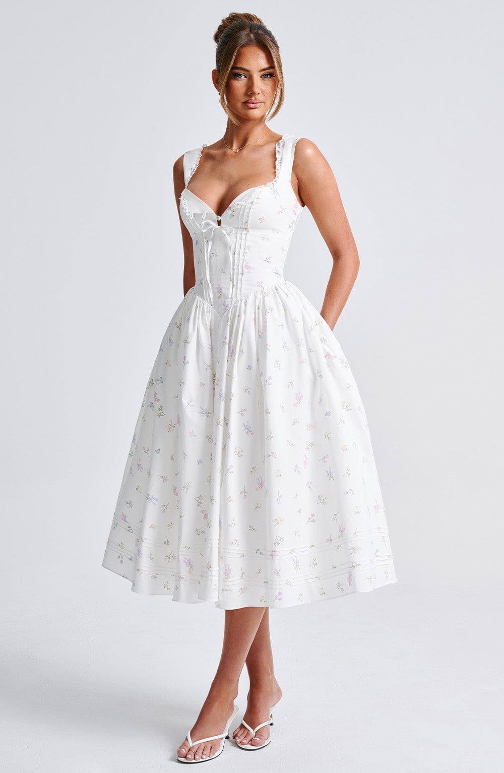 Marlena | Abito Midi Floreale