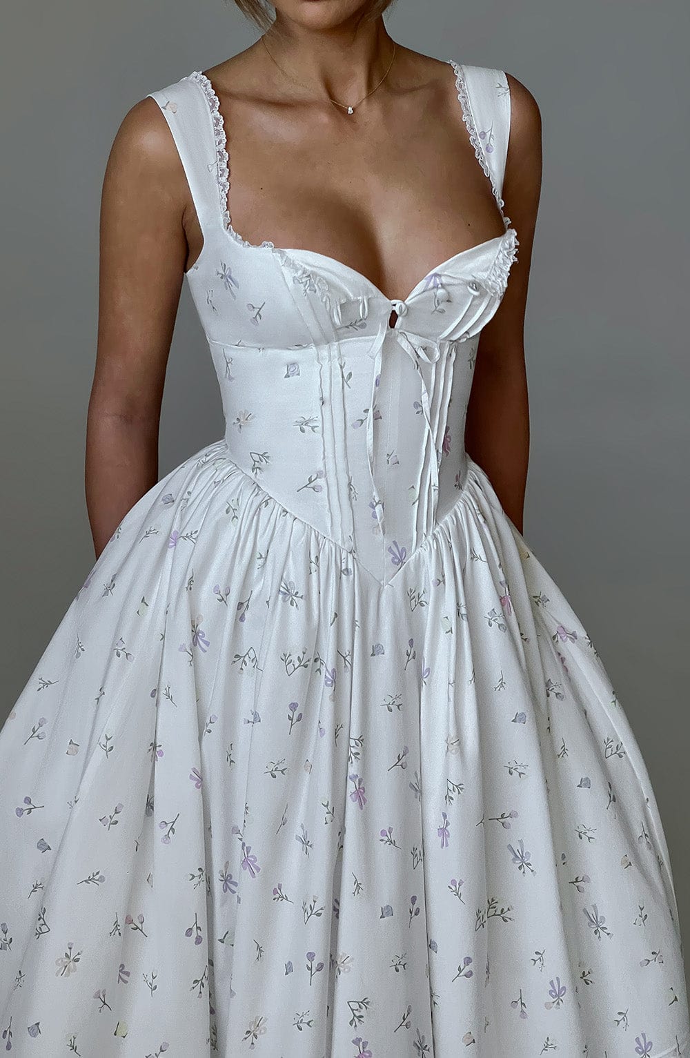 Marlena | Abito Midi Floreale