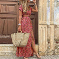 Gioia | Abito Lungo Boho con Cintura