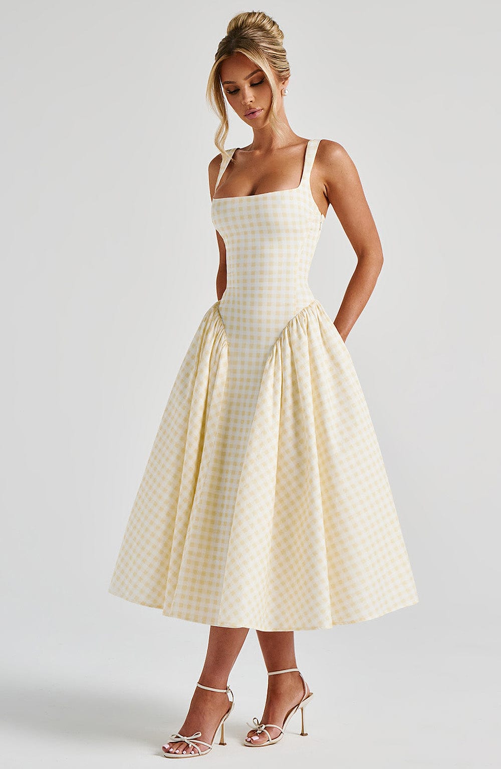Sherrie | Abito Midi Giallo