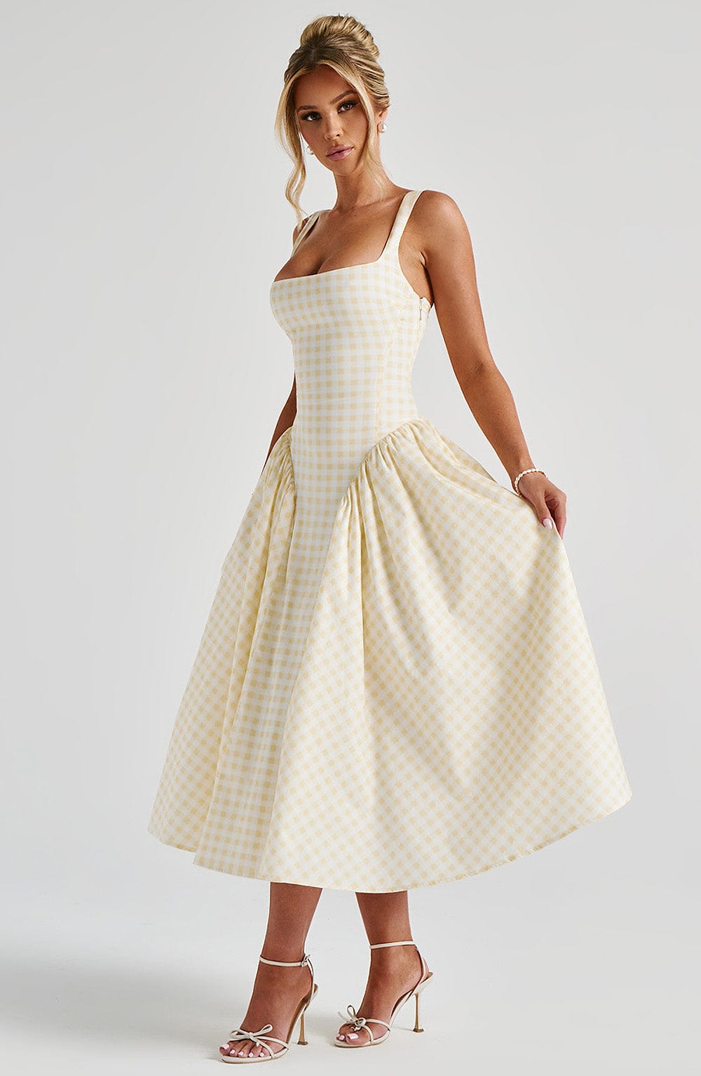 Sherrie | Abito Midi Giallo