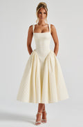 Sherrie | Abito Midi Giallo
