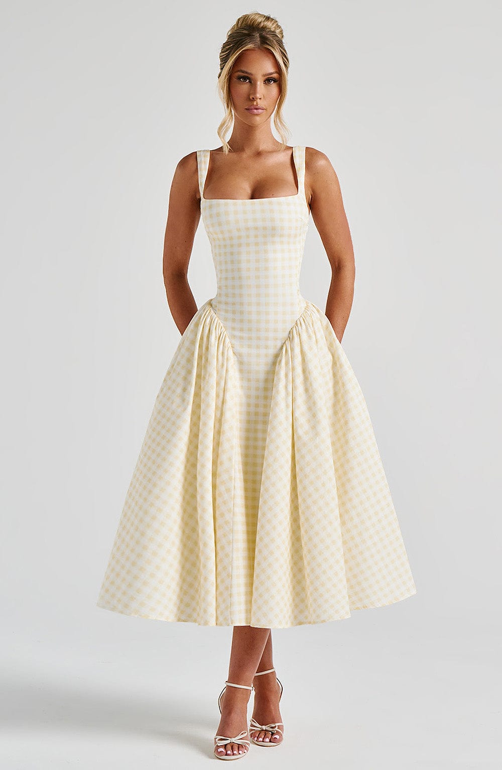 Sherrie | Abito Midi Giallo