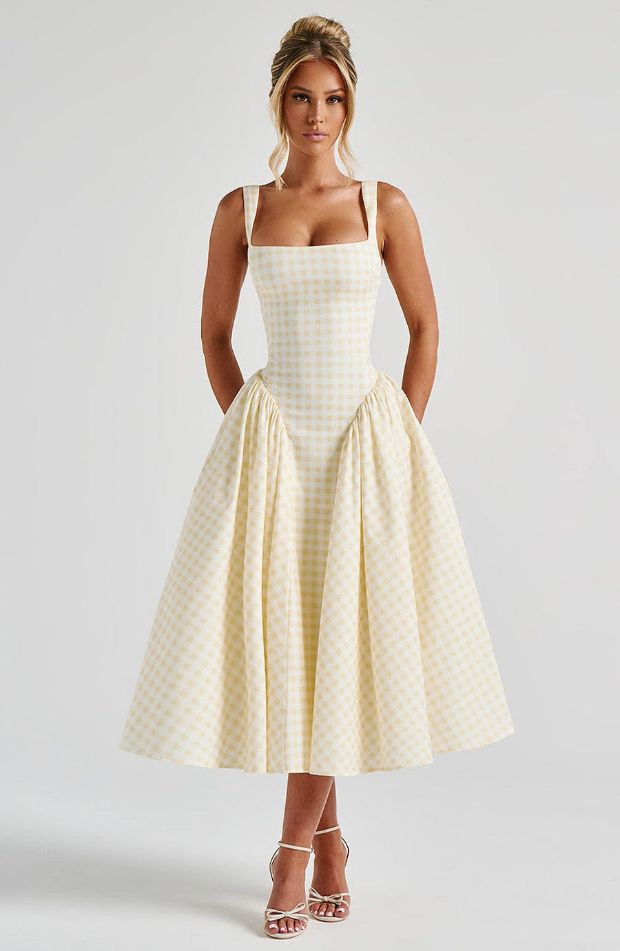 Sherrie | Abito Midi Giallo