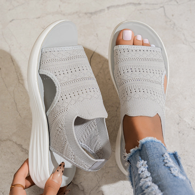 ZINA | Sandali Platform Traspiranti