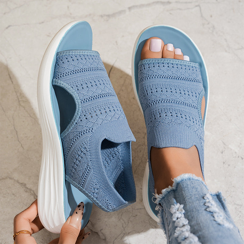 ZINA | Sandali Platform Traspiranti